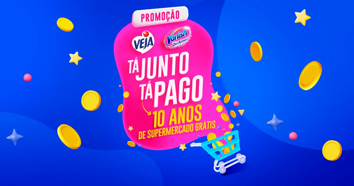 Veja E Vanish T Junto T Pago 10 Anos De Supermercado Grtis